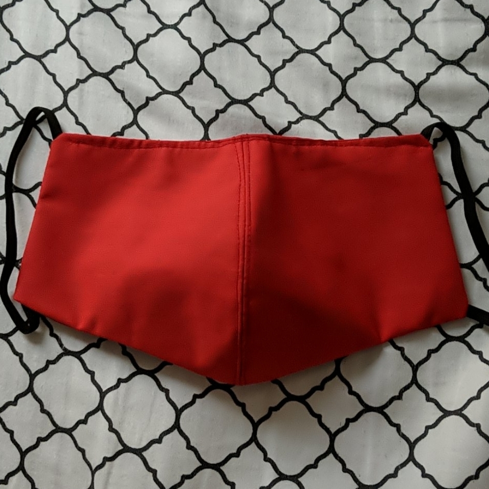 Red face mask